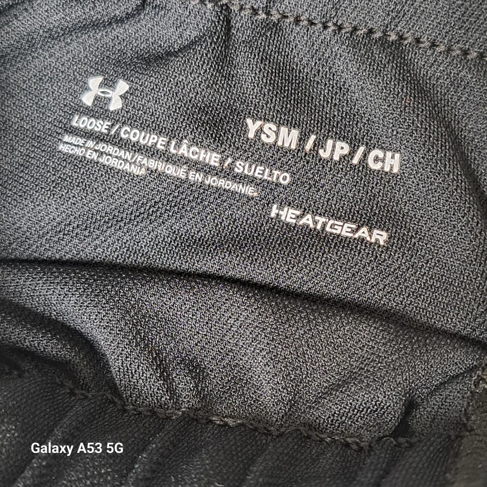 Under Armour Black Girls' Logo Elastic Waistband Athletic Shorts